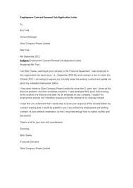 The most important thing about cover letters is getting a potential employer to see why you are the best fit for the position. Employment Contract Renewal Job Application Letter How To Write An Employment Contract For Ren Job Application Letter Template Application Letters Job Letter