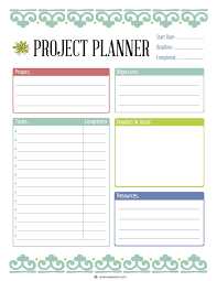 Free Printable Project Planner From Bloom Daily Planners Free 8 5 X 11 Pdf Project Planner Template Planner Template Project Planner