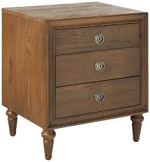 Oak nightstand,oak nightstand amazon,oak nightstand with drawers,oak nightstands at bargain prices,oak nightstands for sale. Acme Inverness 3 Drawer Nightstand In Reclaimed Oak 26093