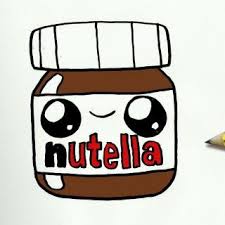 How To Draw A Nutella Cute Easy Step By Step Drawing Lessons For Kids Cute Easy Drawings Art Drawings Simple Cute Drawing Images