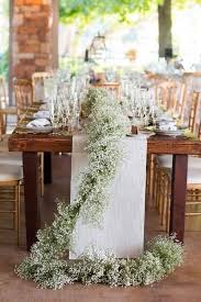 32 Luxurious Wedding Table Garlands Weddingomania Wedding Table Garland Gypsophila Wedding Table Gypsophila Wedding