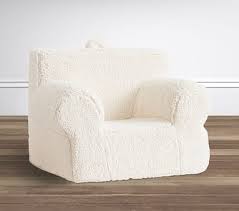 Nozama 2 pcs modern armchair living room chairs set of 2 fabric accent chairs with solid wood legs occasional chairs sofa lounge tub chairs small fireside chair (gray) 4.6 out of 5 stars 3 £104.99 £ 104. Oversized Cream Sherpa Anywhere Chair Slipcovers For Chairs Pottery Barn Kids Chairs Pottery Barn Anywhere Chair