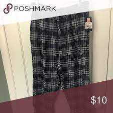 Men S Dallas Cowboys Pajama Pants Pajama Pants Grey Plaid Pants