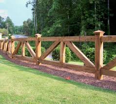 Chic stained wooden privacy fence and furniture that echoes that shade of stain. Awesome Garden Fencing Ideas For You To Consider Home To Z Backyard Fences Fence Landscaping Fence Design