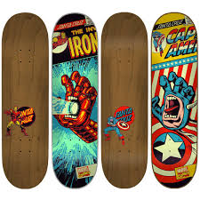 Santa Cruz X Marvel Comics X Jim Phillips The Screaming Hand Skate Deck Collection Series 2 Streetrobots We Are All Toy Nerdz 4 sublimes planches de skate inspirée par. santa cruz x marvel comics x jim