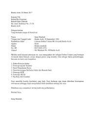 Contoh surat lamaran kerja melalui email. Contoh Surat Lamaran Kerja Dokter Umum