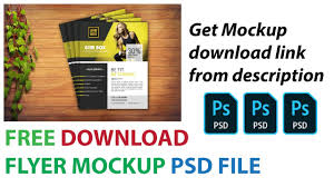 Download Download Flyer Mockup Psd File For Free How To Download Mockup File For Free Youtube