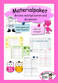 Bruche Multiplizieren Und Dividieren Space Spiele Und Ab Unterrichtsmaterial Im Fach Mathematik In 2020 Bruche Multiplizieren Multiplizieren Bruche