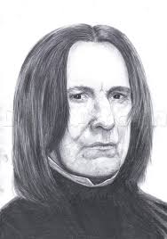How To Draw Severus Snape Step 14 Harry Potter Art Drawings Harry Potter Drawings Snape Drawing
