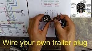 Use on a small motorcycle trailer, snowmobile trailer or utility trailer. How To Wire A Trailer Plug 7 Pin Diagrams Shown Youtube