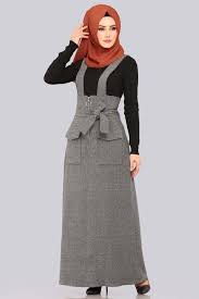 Modaselvim Elbise Halka Fermuarli Jile 5458mp186 Gri 5458mp186 Fermuarl Halka Modaselvim Vestidos Estilosos Moda Senhora Casual Moda Islamica