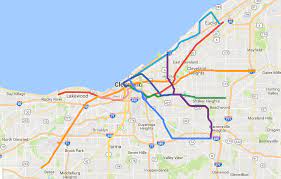 The region northeast ohio, in the us state of ohio, in its most expansive usage contains six metropolitan areas along with eight micropolita. Another Really Cool Imaginary Regional Transit Map For Northeast Ohio Scene And Heard Scene S News Blog