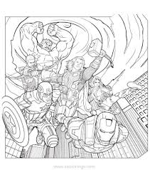 1 marvel in theaters may 1. Thor And Avengers Coloring Pages Xcolorings Com