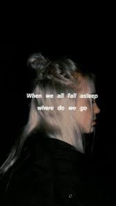 Black And White Billie Eilish Song Lyrics Billie Eilish Bury A Friend The Effective Pictures We Offer You About Wallpaper Black Abstrac In 2020 Billie Eilish Ocean Eyes Lyrics Aesthetic Billie