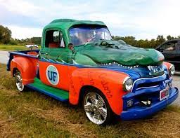 University Of Florida Gator Decorated Trucks Gators Truck Florida Gators Football Gator Nation Florida Football