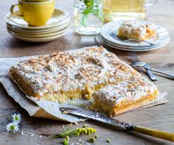 Lemon And Coconut Louise Slice Nadia Lim Recipe Lemon Recipes Slices Recipes Dessert Recipes
