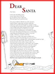 Dear Santa Again Suzie Bitner Was Afraid Of The Drain Christmas Poems Funny Christmas Poems Kids Poems