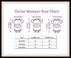 Standard Infant Romper Sizing Chart With Images Baby Size Chart Baby Clothes Size Chart Baby Outfits Newborn