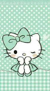 Her default top is a blue hello kitty outfit. 4k Hello Kitty Wallpaper Wptunnel