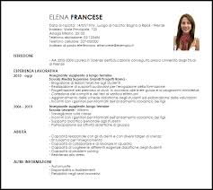 Modello Curriculum Vitae Insegnante Supplente A Lungo Termine Livecareer
