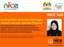 For more news, click here. Akademi Sains Malaysia On Twitter We Ll Have Dr Wan Wardatul Amani Who S Leading The Nasa Sporesat At Nice Talk 2pm Today Don T Miss Out Nicemosti2017 Officialiium Https T Co Zw44xunf79