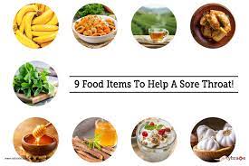 It is caused by a bacteria infection that could be acquired from ingesting contaminated food or brushing your teeth with a. 9 Food Items To Help A Sore Throat By Dr Sunita Sahoo Lybrate