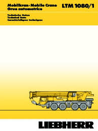 Liebherr Ltm 1080 1 Specifications Cranemarket