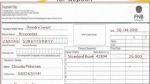 Bank deposit slip or batch payments for accounts receivable / batch receipts. How To Fill Out A Deposit Slip First National Bank