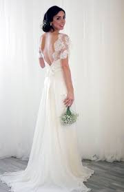 Vintage Inspired Lace Silk Chiffon Wedding Dress Etsy Wedding Dresses Vintage Lace Wedding Dress Vintage Wedding Dresses Lace