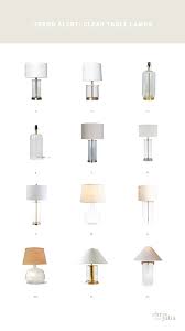 A Little Bedroom Update Plus Trend Alert Clear Table Lamps Tapered Lamp Shades Chris Loves Julia