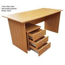 L 1200 mm x w 700 mmx h 740 mm 1 unit x three drawer desk mobile pedestal: 5 Feet Office Table With Mobile Exotic Interiors Facebook