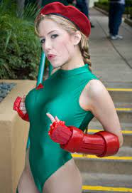 crystal graziano, cammy white, street fighter, highres, blonde hair, blue  eyes, cammy white (cosplay), cosplay, covered erect nipples, nipple tweak,  non-asian, photo (medium) - Image View - | Gelbooru - Free Anime