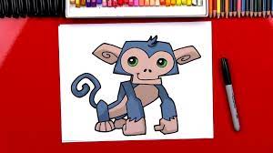 Follow along with me and learn how to draw a lemur from animal jam! How To Draw Animal Jam Monkey Art For Kids Hub