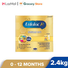 Enfalac a+ step 1 with dha+ara is designed for full term infants from birth to 12 months. Enfalac A Step 1 2 4kg Buy Sell Online Infant 0 6 Mnths With Cheap Price Lazada