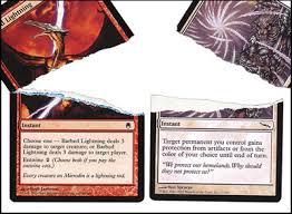 The website hosting the info was feeling a bit nervous about our discussions and felt that it gave a bit too much info to those trying to make. Buyer Beware Magic The Gathering