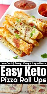 Keto Pizza Roll Ups A Snack Your Kids Can Eat With You