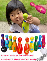 Baby doll bath in skittles candy pretend play. Buy Towo Wooden Skittles For Children Wooden Skittle Set With Animal Faces And Numbers 10 Pin Bowling Set For Kids Garden Toys Wooden Toys For 2 Year Old Online In Vietnam B012e7q4h4