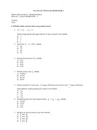 Uji kompetensi 6 matematika kelas 8 semester 2 hal 47 no 8 guru. Kunci Jawaban Pelajaran Matematika Kelas 5