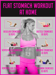 Fitness Exercise Tips Flat Stomach Workout At Home Click Here For Shape Up Slim Down F Workout For Flat Stomach Stomach Workout Stomach Workouts At Home