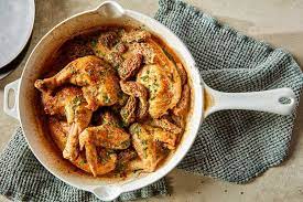 Celebrate Spring With An Upscale Smothered Chicken Dinner Published 2018 Cream Sauce For Chicken Cream Sauce Recipes Nyt Cooking