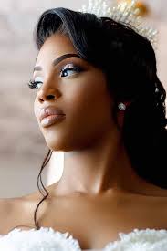 30 Black Bride Makeup Ideas Wedding Forward Black Brides Hairstyles Bride Makeup Black Bridal Makeup