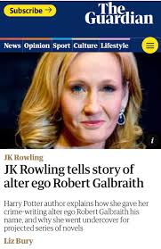 She adopted her pen name, j.k., incorporating her grandmother's name, kathleen. Joshua Zitser On Twitter We All Know That Jk Rowling Is Obsessed With Trans People And Gender Policing But Didn T She Pretend She Was A Man Simply To Make Millions In Book