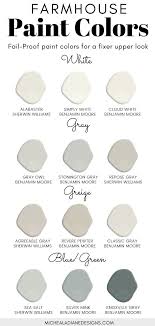 The Best Farmhouse Paint Colors Farm House Colors Farmhouse Paint Colors Modern Farmhouse Interiors