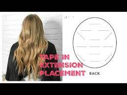 Tape In Extension Placement Blending And Styling Youtube Tape In Hair Extensions Tape In Extensions Hair Extensions Tutorial