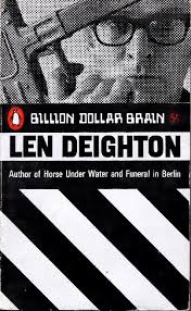 Leonard cyril deighton is a british author. Vintage Pop Fictions Len Deighton S Billion Dollar Brain Contrast Graphic Design Dollar Music Book