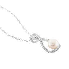 Collier azur argent perle de tahiti poire.le collier perle de tahiti azur met en valeur la perle de tahiti de forme poire. Colliers Fantaisie Vrille Argent Forcat Perle Eau Douce Bouton Pavage Blanc 925 1000 46cm Facfbu201rf Histoire D Or