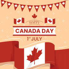Share the best gifs now >>>. Free Vector Happy Canada Day With Flag And Garland