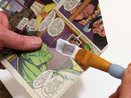 Make a tiny journal or mini book out of a single slice of a4 or 8.5 x 11 paper! The Easiest Way To Make Comic Book Letters Mod Podge Rocks