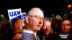 U.S. auto workers strike at all 3 Detroit auto makers for 1st time in  union's history