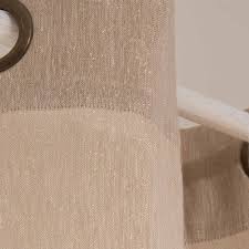 Le rideau en lin habille les fenêtres ou baies vitrées de nombreux espaces de la maison. Osenvorhang Aus Baumwolle Und Leinen Beige Mit Pailletten 140x250 1 Vorhang Verone Maisons Du Monde